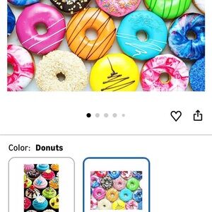 Colorful Donut PrintNew in Box Vibrant Puzzle 500 Pieces